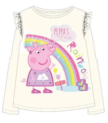 Peppa malac Rainbow gyerek hosszú póló, felső (116)