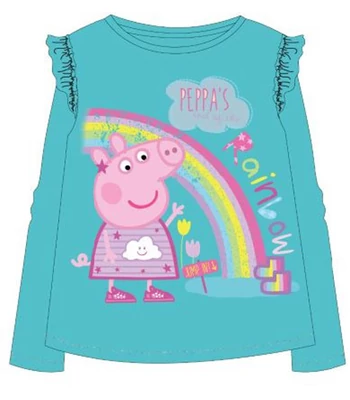 Peppa malac Rainbow gyerek hosszú póló, felső (110)