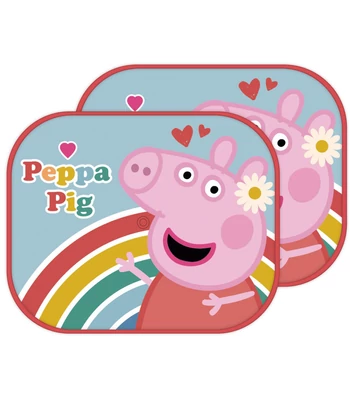 Peppa malac Rainbow napellenző ablakra 2 db-os