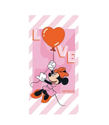 Disney Minnie Love fürdőlepedő, strand törölköző 70x140cm