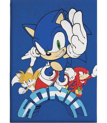 Sonic a sündisznó Coin Chase polár takaró 100x140cm