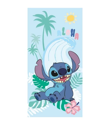 Disney Lilo és Stitch, A csillagkutya Sun fürdőlepedő, strand törölköző 70x140cm