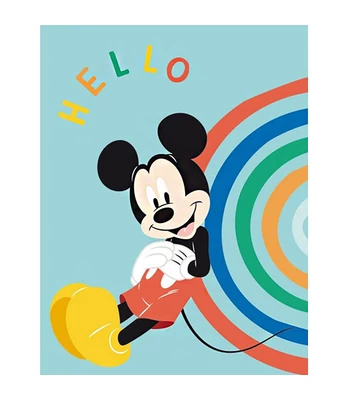 Disney Mickey Hello polár takaró 100x140cm