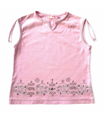 Rózsaszín kislány póló (128)