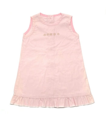 Halványrózsaszín kislány ruha (92)