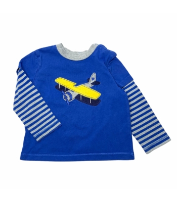Repülős kisfiú pulóver (92)