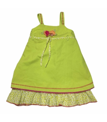 Zöld kislány ruha (86)