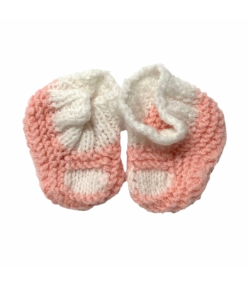 Rózsaszín-fehér kislány cipő (56-62)