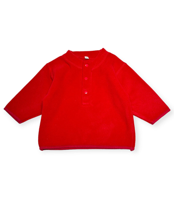 Piros kisfiú pulóver (74)