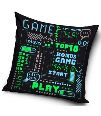 Gamer párnahuzat 40*40 cm