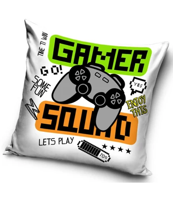 Gamer párnahuzat 40*40 cm