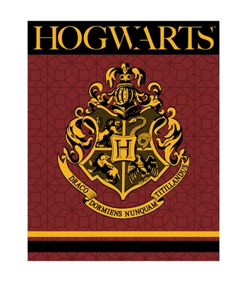 Harry Potter Crest coral fleece polár takaró 120x150cm