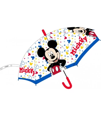 Disney Mickey gyerek félautomata átlátszó esernyő 74 cm