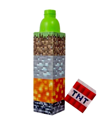 Minecraft TNT műanyag kulacs, sportpalack 650 ml