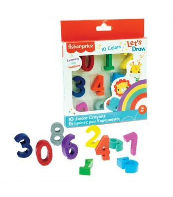 Fisher-Price Let's Draw számos zsí­rkréta 10 db-os