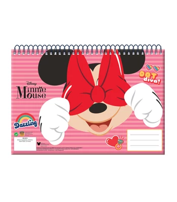 Disney Minnie Wink A/4 spirál vázlatfüzet, 30 lapos