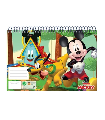 Disney Mickey Fun Times A/4 spirál vázlatfüzet, 30 lapos