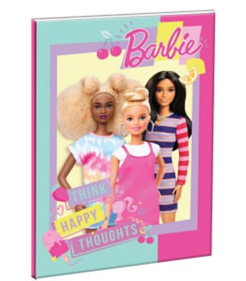 Barbie Happy Thoughts B/5 vonalas füzet 40 lapos