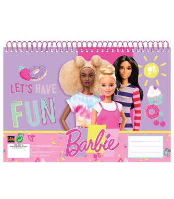 Barbie Happy Thoughts A/4 spirál vázlatfüzet, 30 lapos