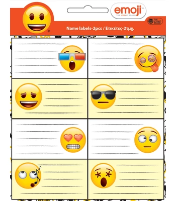 Emoji Fun füzetcí­mke 16 db-os