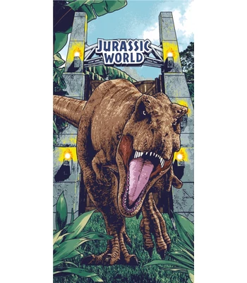 Jurassic World Roar fürdőlepedő, strand törölköző 70x140cm