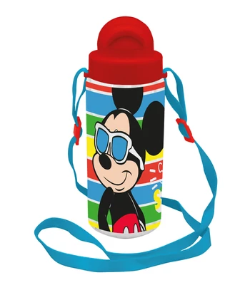 Disney Mickey Sun műanyag kulacs akasztóval 500 ml