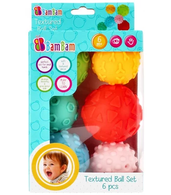 Készségfejlesztő labdakészlet 6 db-os