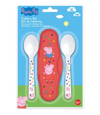 Peppa malac baba utazó evőeszköz készlet