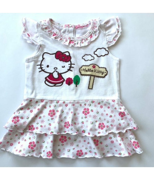 Hello Kitty kislány ruha (62-68)
