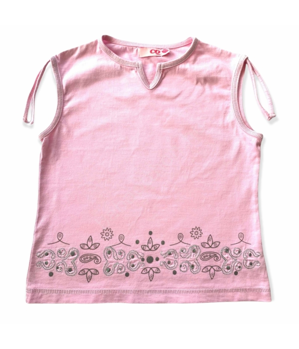 Rózsaszín kislány póló (128)