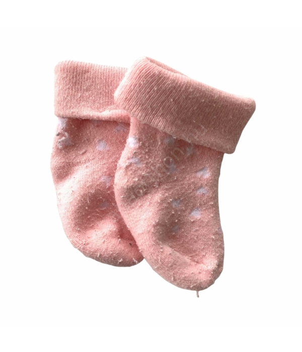 Halványrózsaszín kislány zokni (15-17)