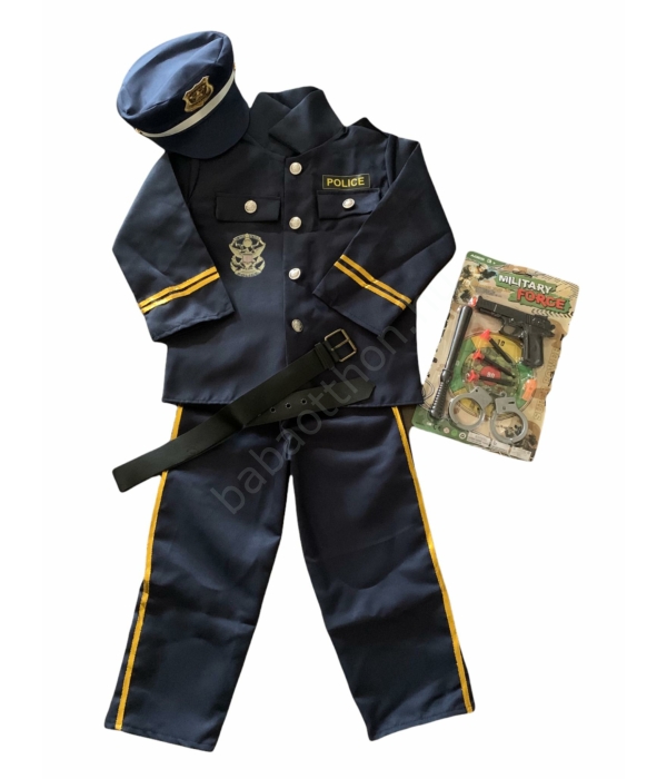 Rendőr kisfiú jelmez (110-122)