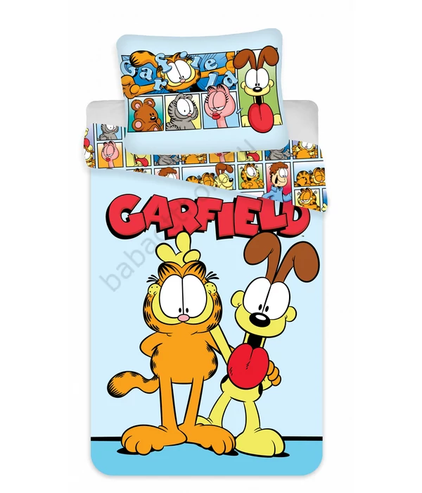 Garfield Comic gyerek ágyneműhuzat 100x140cm, 40x45cm