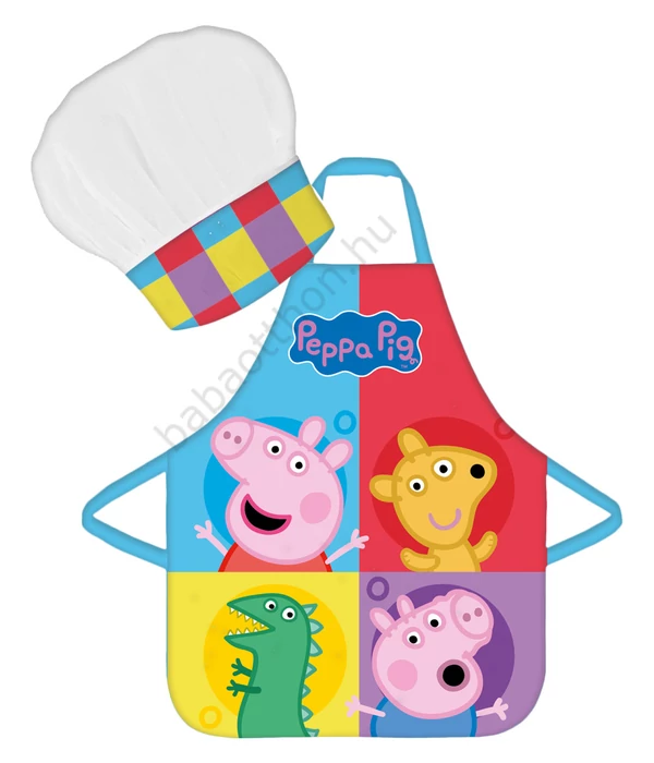 Peppa malac Team gyerek kötény 2 darabos szett