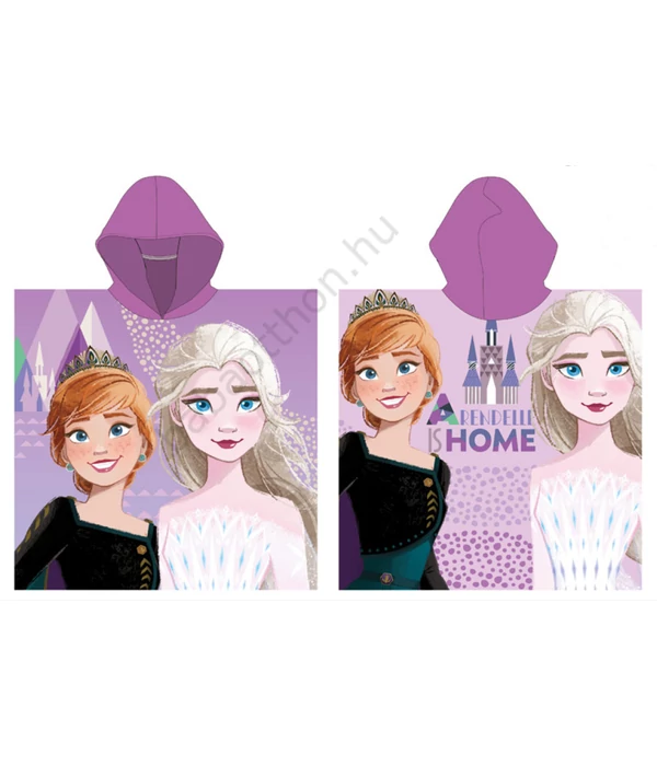 Disney Jégvarázs Arendelle strand törölköző poncsó 55x110 cm (Fast Dry)