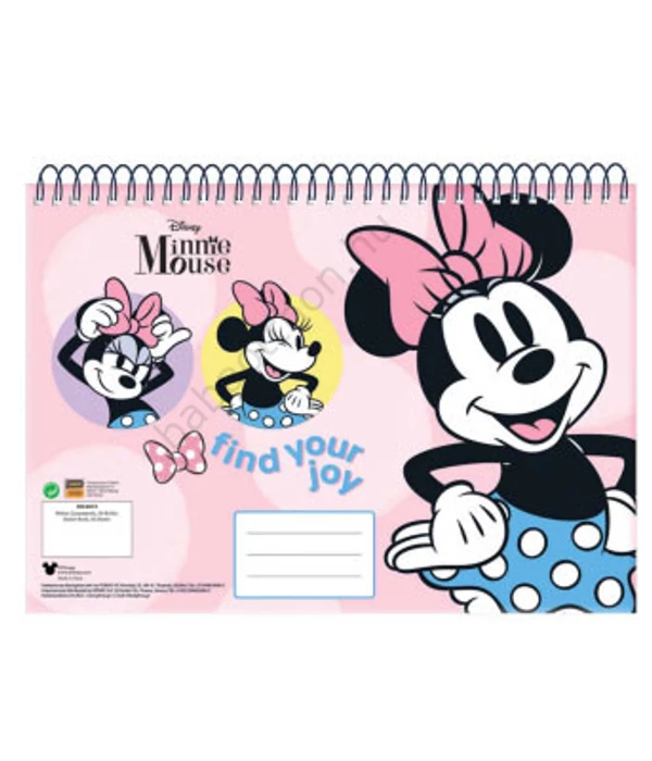 Disney Minnie Joy A/4 spirál vázlatfüzet 30 lapos