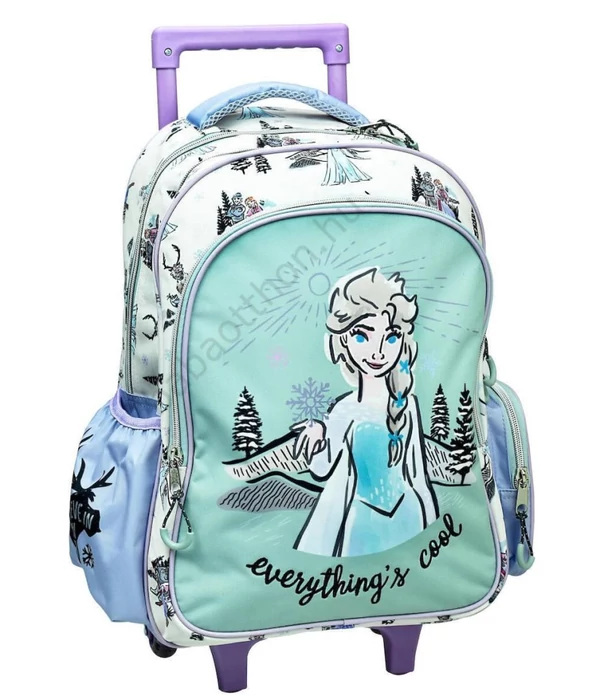 Disney Jégvarázs Adventure gurulós iskolatáska, táska 46 cm