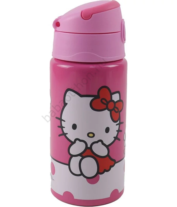 Hello Kitty Sweet alumí­nium kulacs akasztóval 500 ml