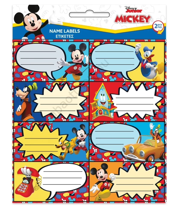 Disney Mickey Fun Times füzetcí­mke 16 db-os