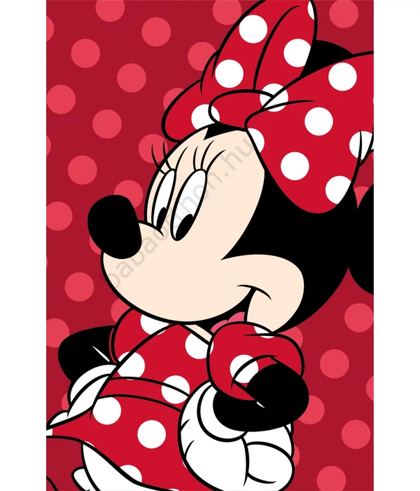 Disney Minnie Red mikroflanel takaró 100x150cm