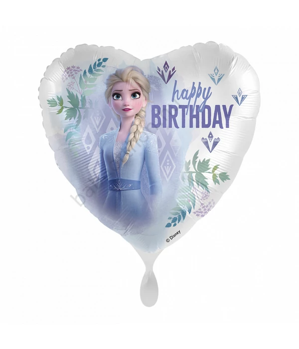 Disney Jégvarázs Elsa Happy Birthday fólia lufi 43 cm