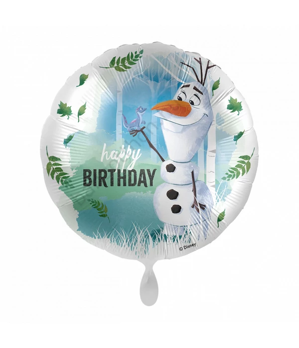 Disney Jégvarázs Olaf Happy Birthday fólia lufi 43 cm